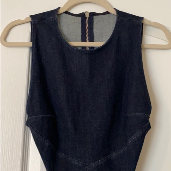 3x1 Denim Cross Body Romper Size Medium - Picture 4 of 8